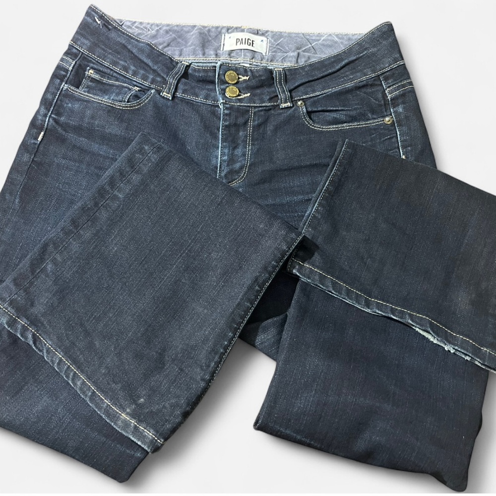 PAIGE Blue Boot Cut Jeans Classic Style